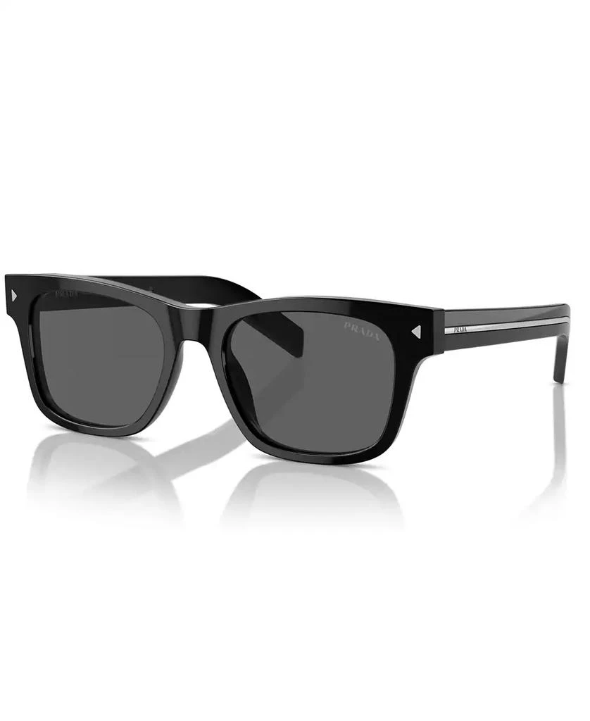 Prada Iconic Plaque Rectangular Men's Sunglasses, PR A17S 1