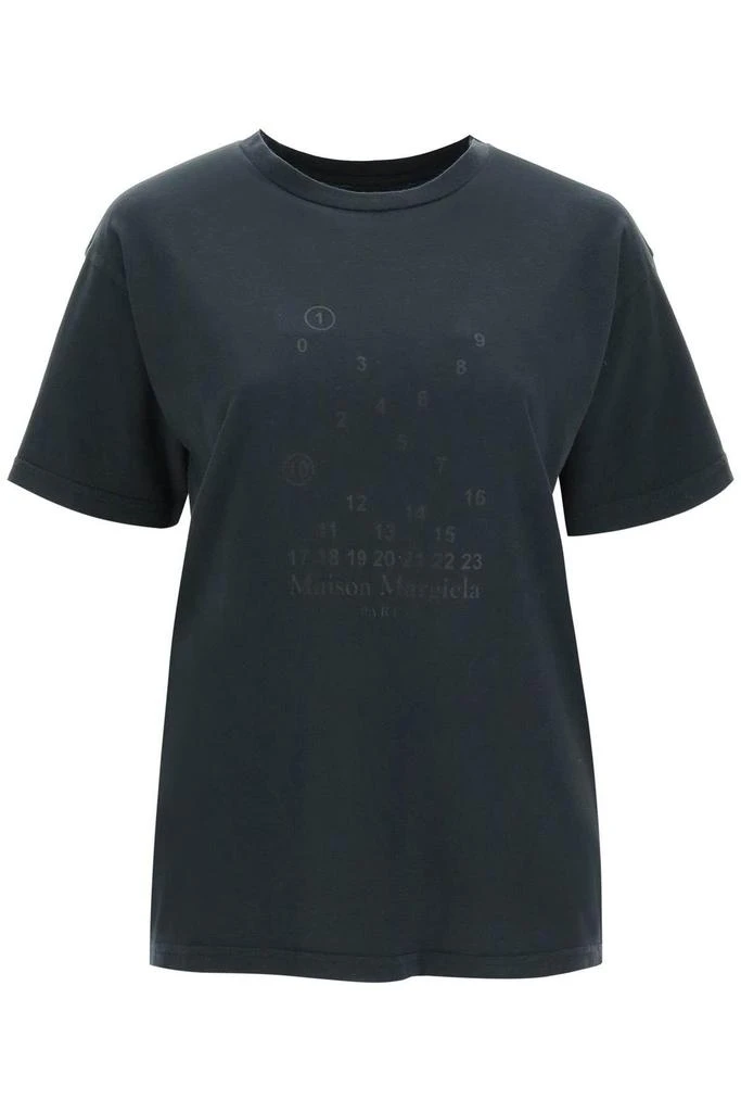 MAISON MARGIELA NUMERIC LOGO PRINT T-SHIRT 1