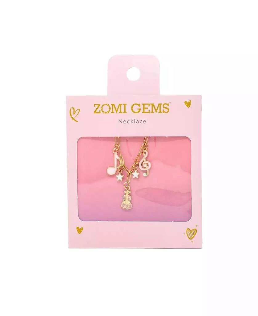 ZOMI GEMS Kids Music Multi Charm Necklace with Guitar 2