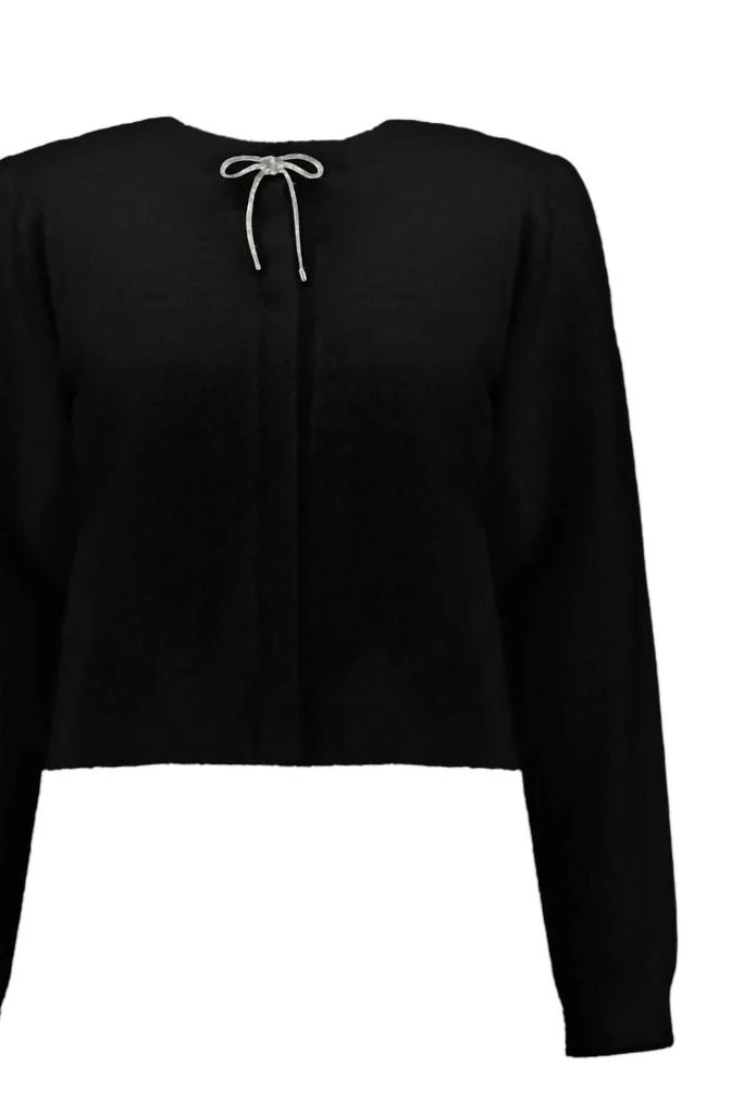 JOSEPH RIBKOFF Joseph Ribkoff - Women
s Feather Yarn Cardigan With Rhinestone Bow 2