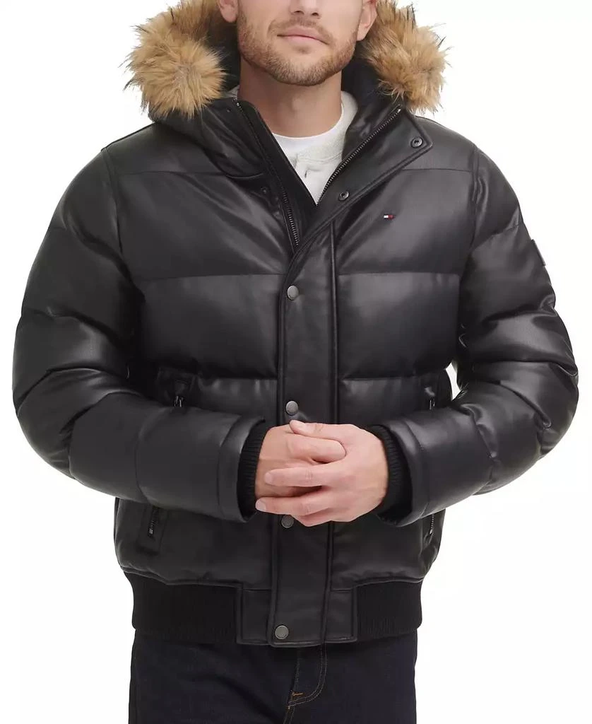 Tommy Hilfiger Men's Quilted Snorkel Bomber Jacket 1