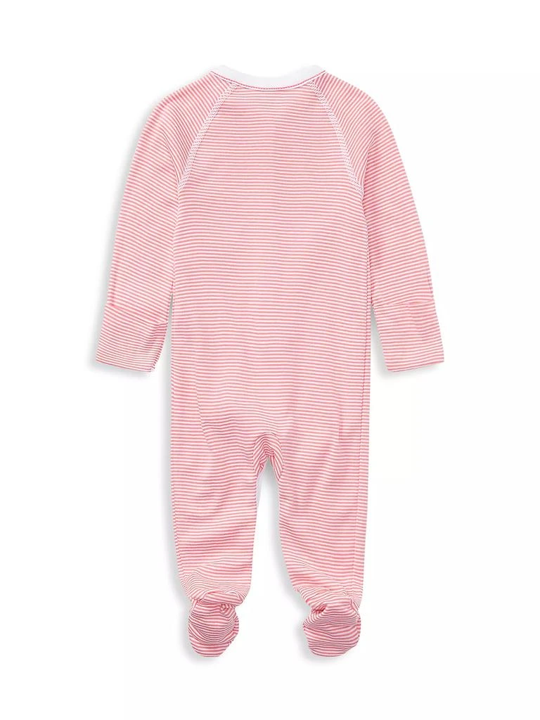 Polo Ralph Lauren Baby Girl's Striped Cotton Footie 3