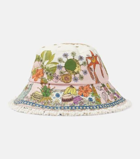 ALÉMAIS Hazel linen bucket hat 1