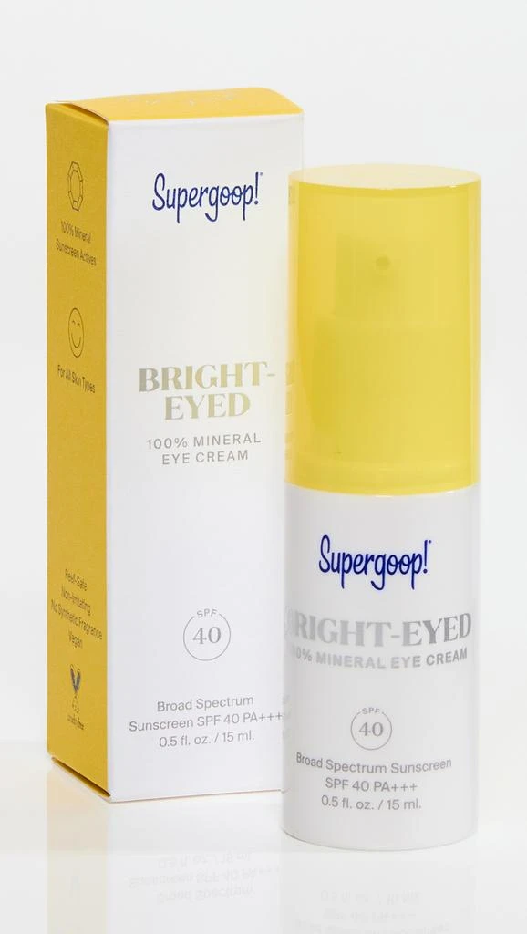 Supergoop! Bright-Eyed 100% Mineral Eye Cream SPF 40 10
