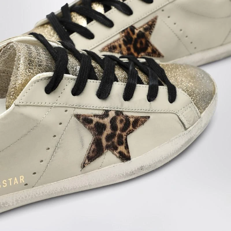 Golden Goose Light beige/animalier Super-Star sneaker 5