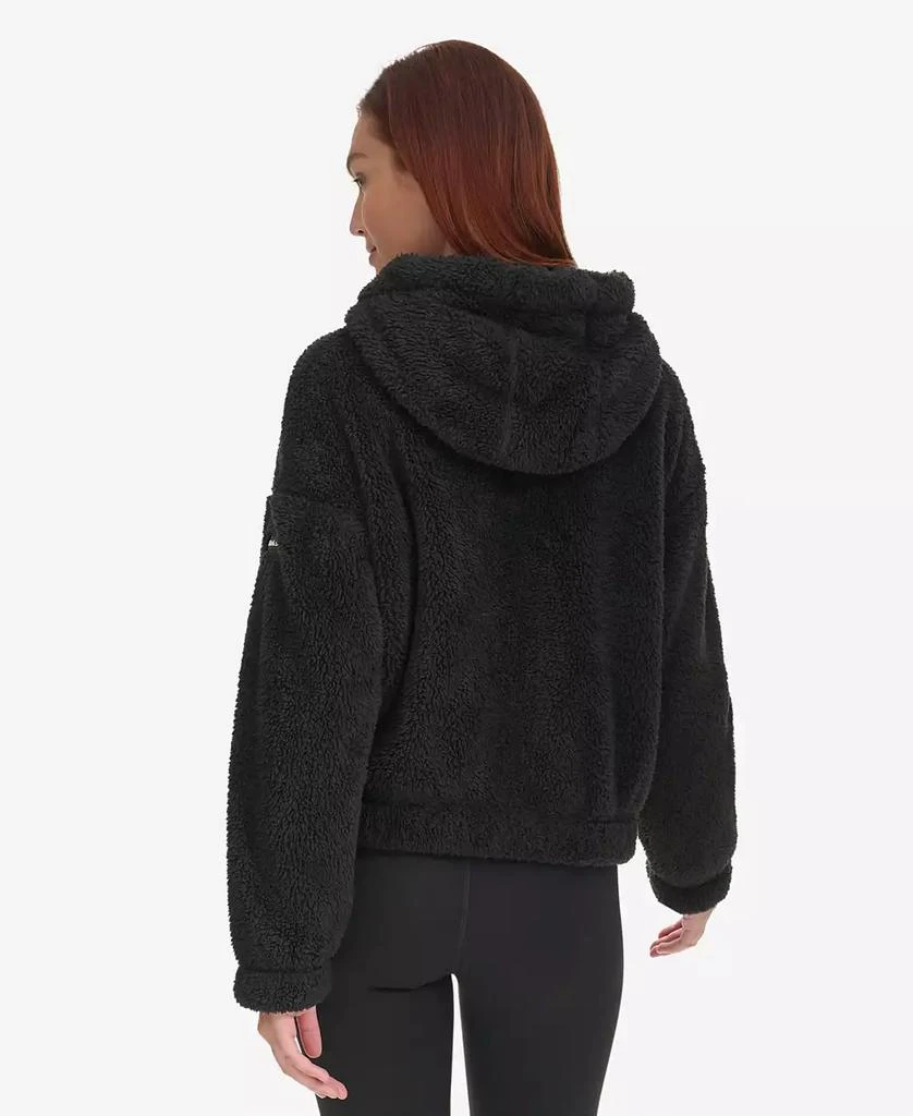Calvin Klein Women
s Performance Oversized Hooded Sherpa Jacket 5