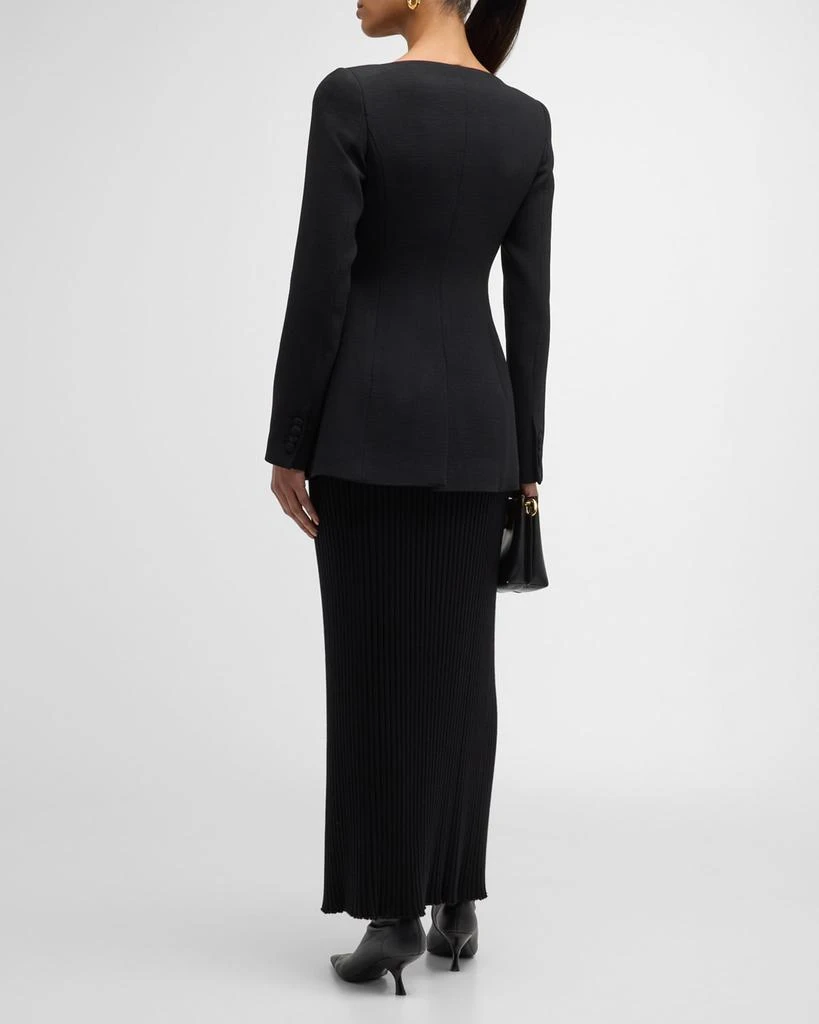 Gabriela Hearst Keir Crepe Tailored Jacket 5