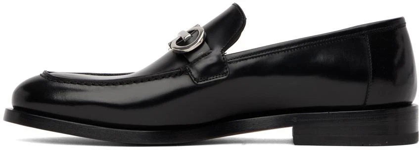 Salvatore Ferragamo Black Gancini Loafers 3