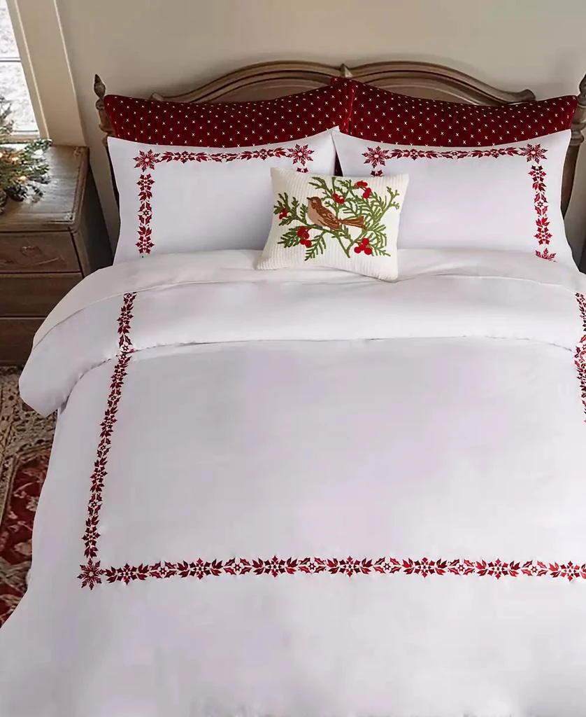 Levtex Holly Thistle Embroidered 2-Pc. Duvet Cover Set 3