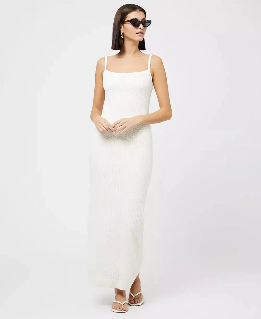 French Connection Women's Square-Neck Pointelle Dress 2