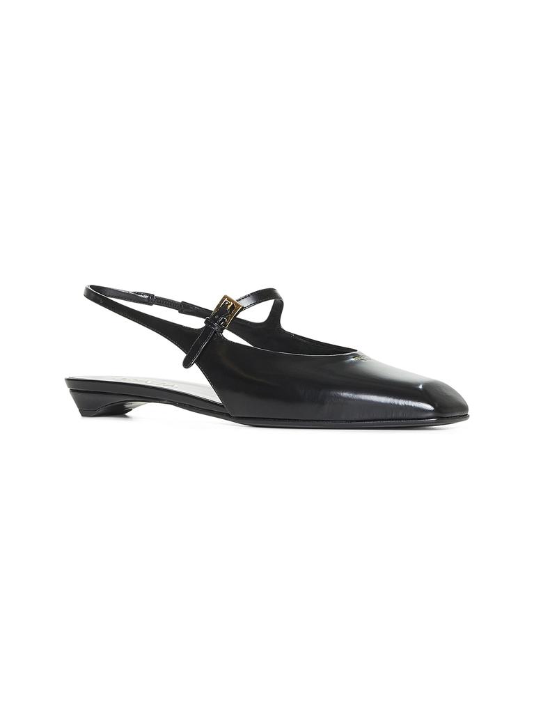 PRADA CALZATURE PRADA CALZATURE | Black leather slingback ballerinas | Women | 36