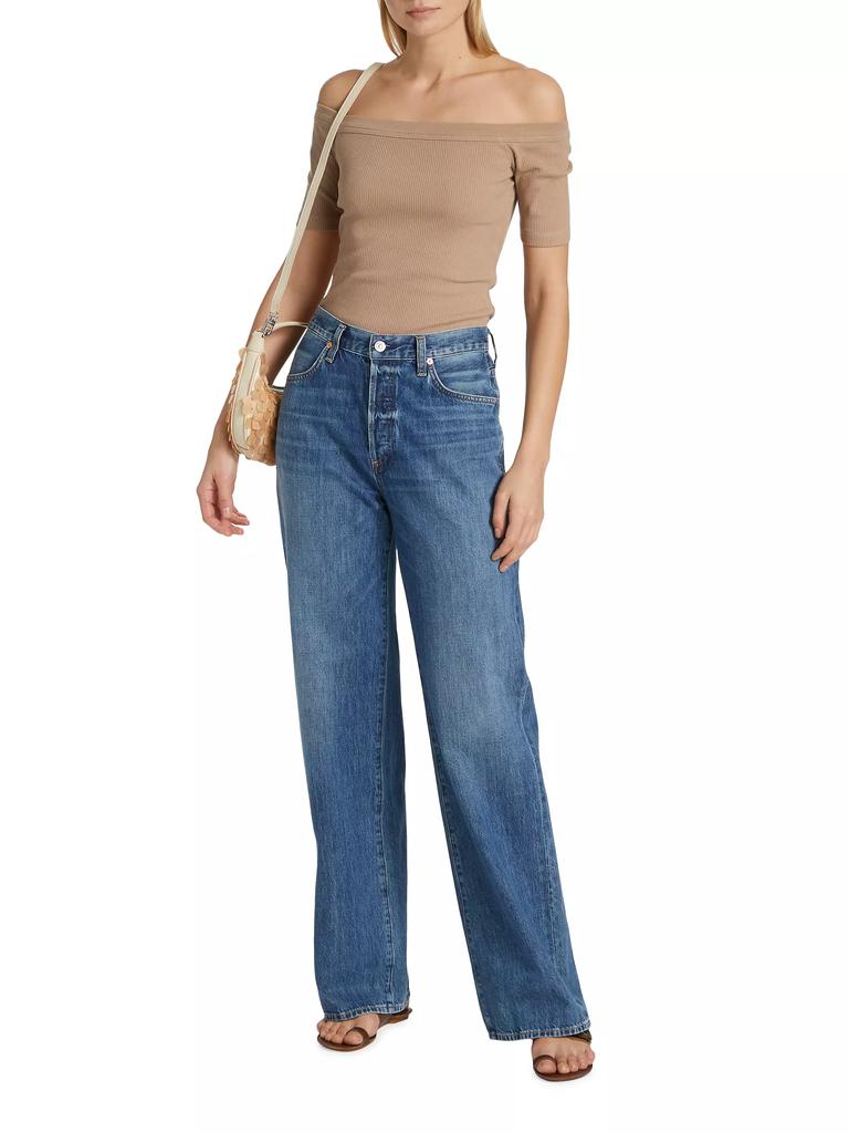 Citizens of Humanity Annina High-Rise Rigid Wide-Leg Jeans