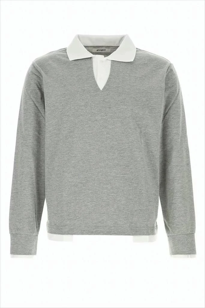 Gimaguas Cropped Long-Sleeved Polo Shirt