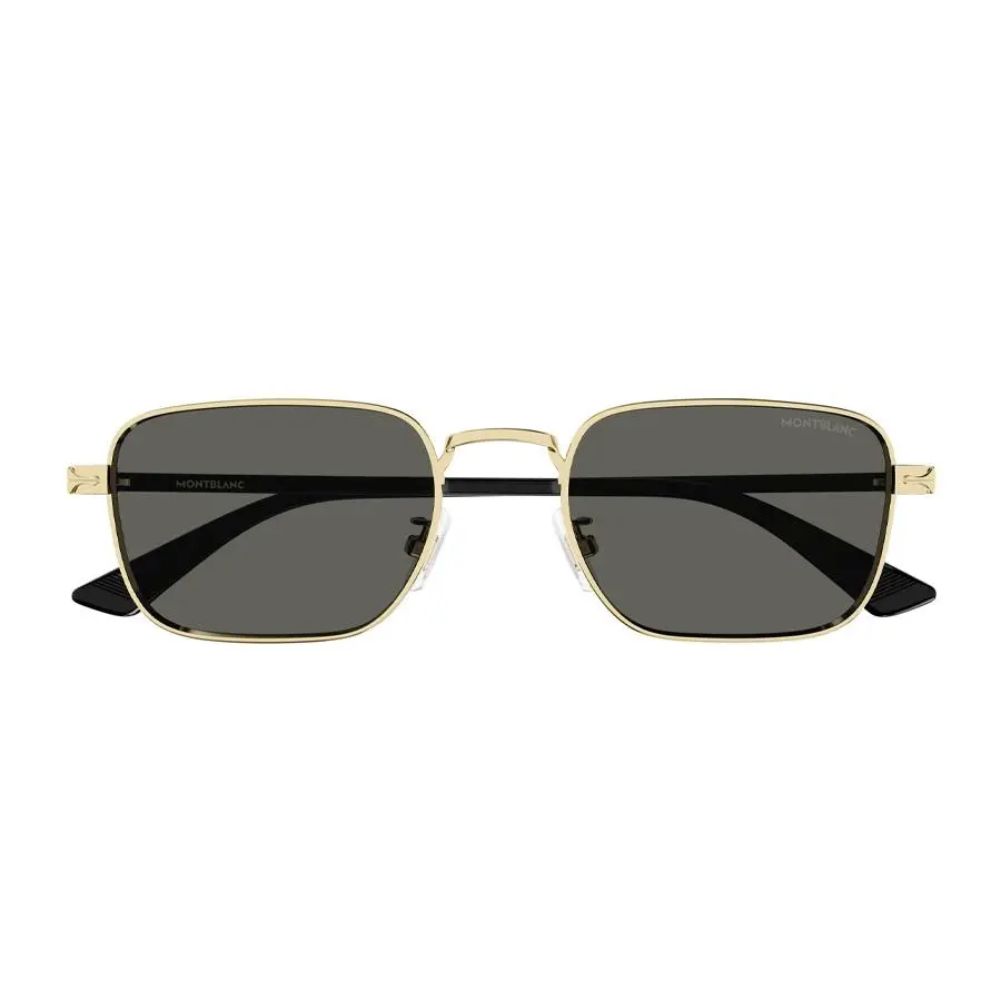 MontBlanc Smoke Rectangular Men's Sunglasses MB0339S 001 53