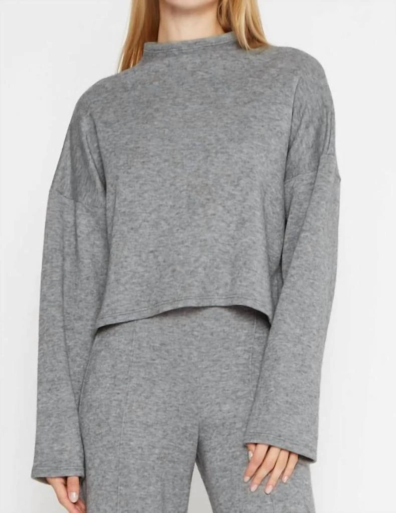 Ripley Rader Ripley Rader - Sweater Knit Funnel Neck Top 1