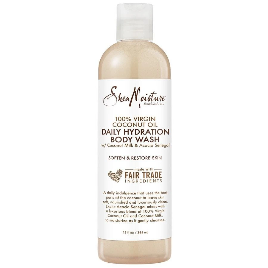 SheaMoisture Daily Hydration Body Wash 100% Virgin Coconut Oil 100% Virgin Coconut Oil, 13 oz 1