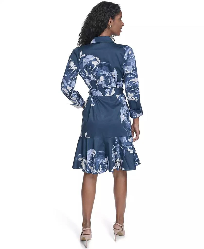 Calvin Klein Women
s Collared Long-Sleeve Shirt Dress 5