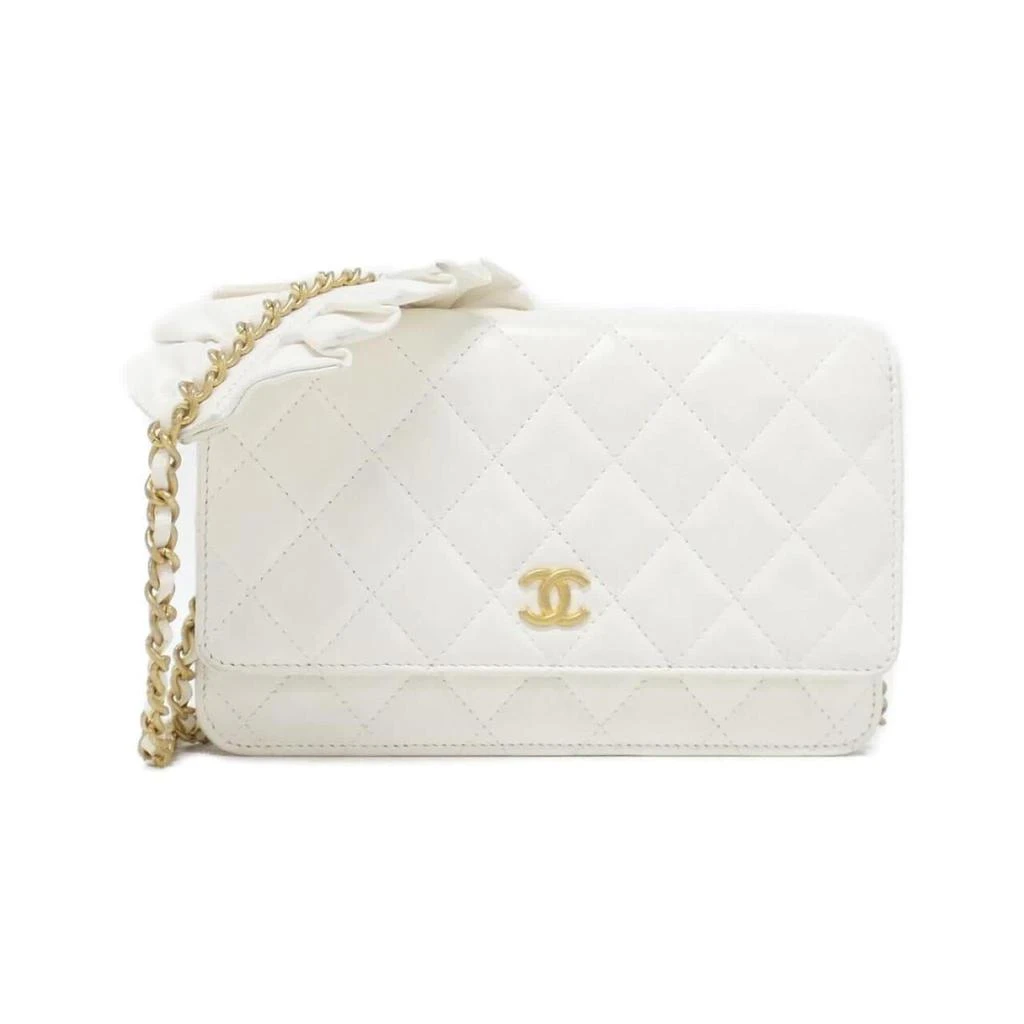 Chanel Leather Chain/Shoulder Wallet (Pre-Owned)