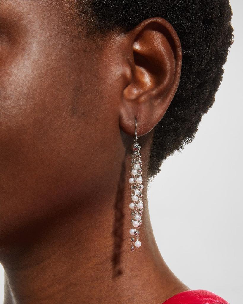 Platinum Born Debut Multi Drop Earrings