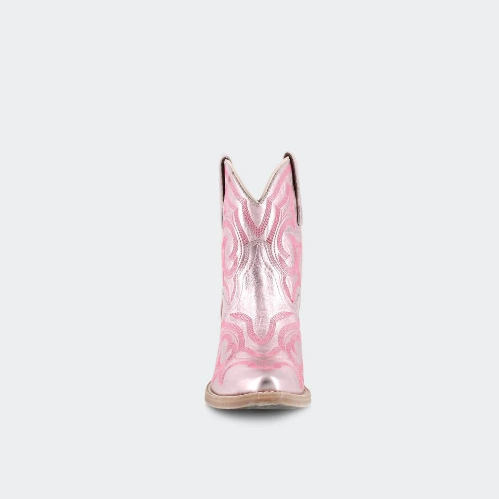 Buck & Brana Women's Regina Leather Cowgirl Boots In Ballet 3