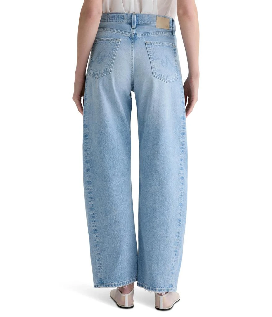 AG Jeans Hattie High-Rise Barrel in Allusion Destructed 3