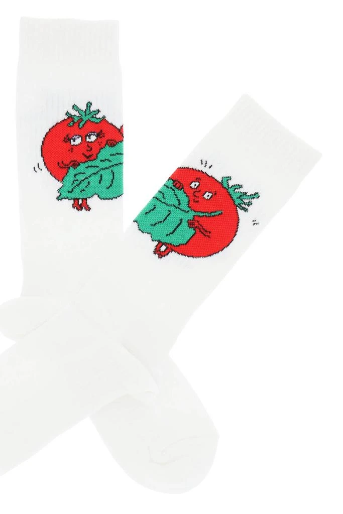Sky High Farm Sky High Farm Happy Tomatoes Crew Socks 3
