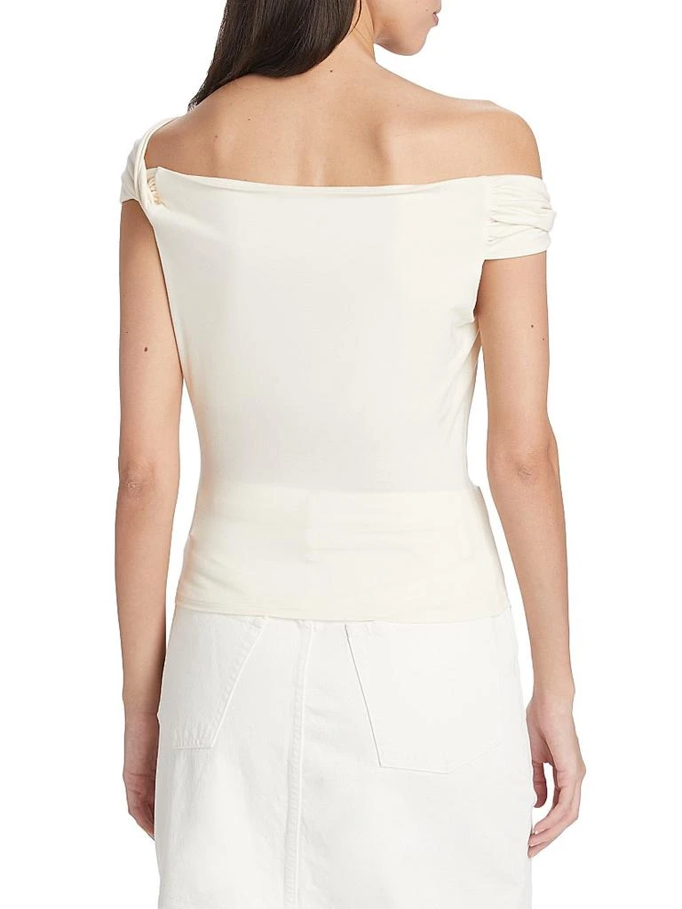 Reformation Cello One-Shoulder Ruched Top 5
