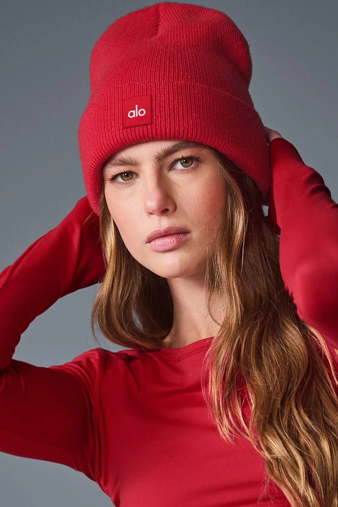 Alo Everyday Beanie - Bold Red 1