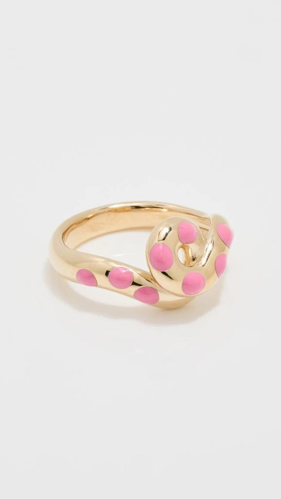 Bea Bongiasca Chunky Wave Polka Dots Ring 1