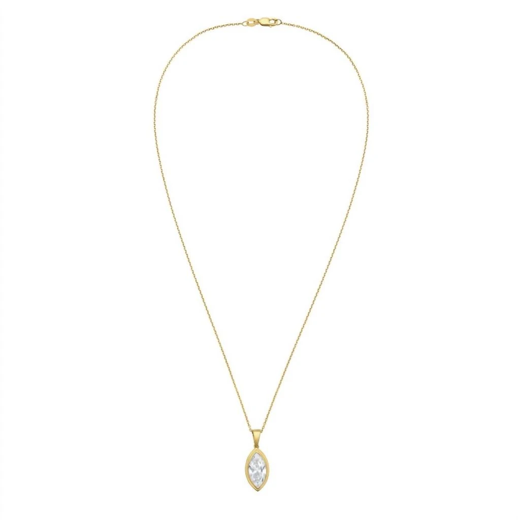 Diana M Jewels Diana M Jewels - Women's Marquise Lab-Grown Diamond Pendant Necklace (5.00 Ct) - Statement