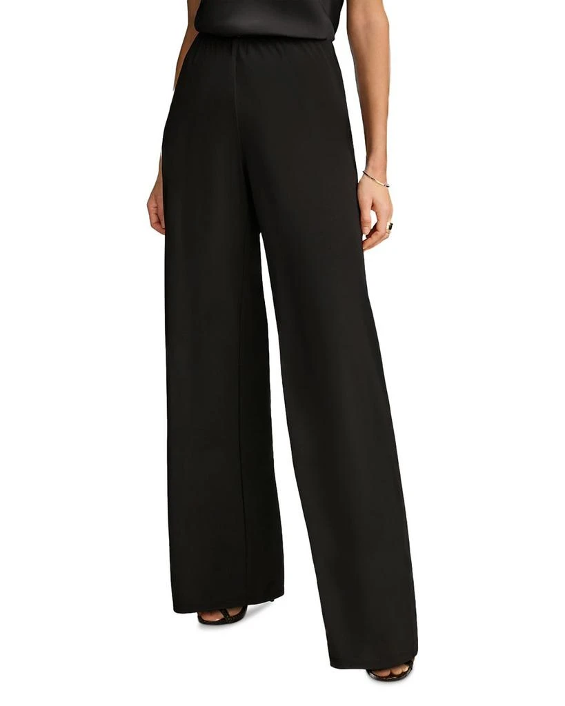 Donna Karan Flat Front Wide Leg Pants from Bloomingdale
s