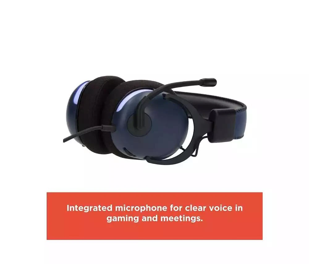 RadioShack Gaming Headset with Microphone, 40mm Drivers, Wired (3.5 mm/USB-A), Loud 100 dB Sound, Plug 
Play, Comfort Design 3304407 7