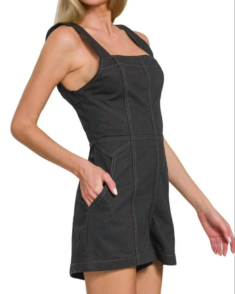 ZENANA Zenana - Tie Back Romper 3