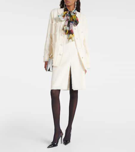 Dolce & Gabbana Wool-blend tweed jacket - Jackets - Free