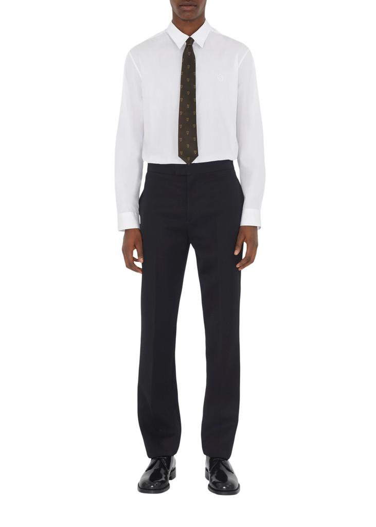 Burberry B shield silk tie