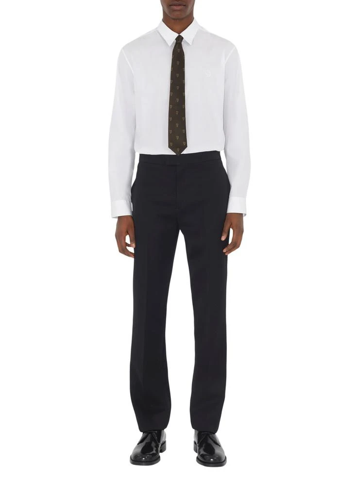 Burberry B shield silk tie 2