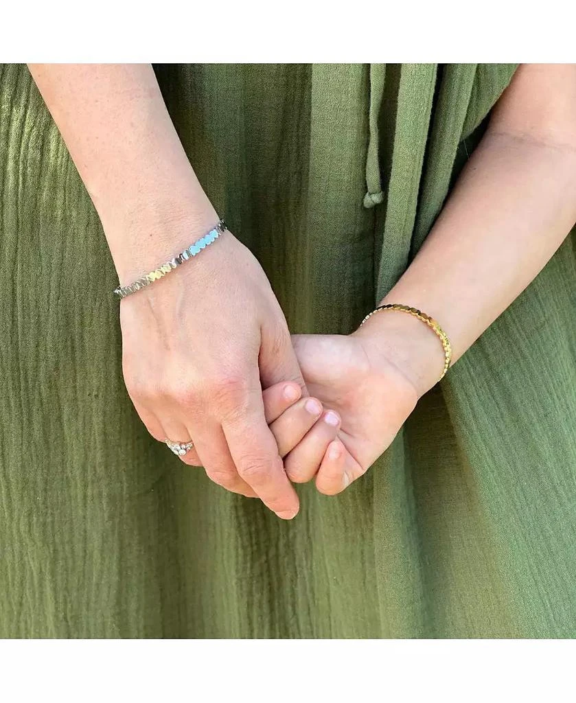 Mantra ILY Heart Bracelet Silver / Adult 4