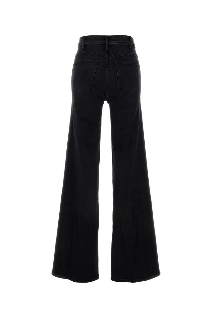 MOTHER Black stretch denim The Hustler Roller Heel jeans 1