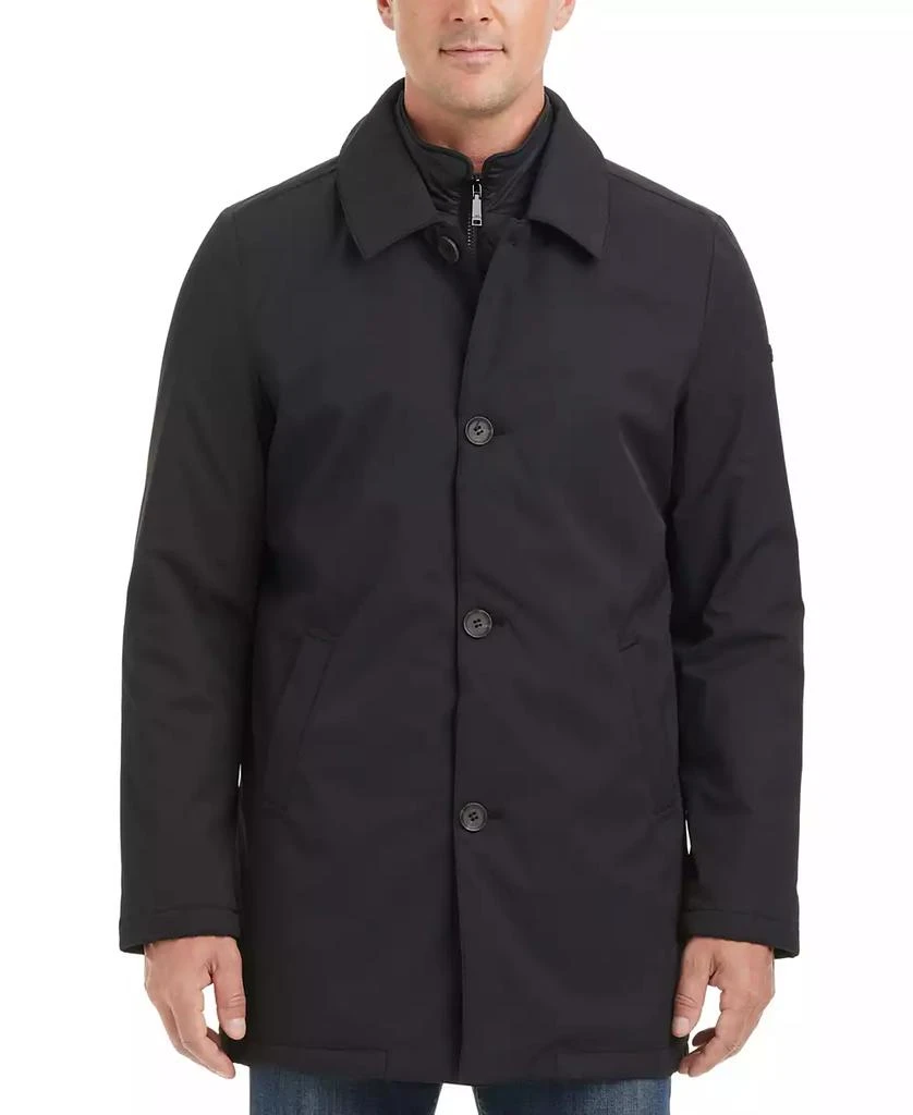 Vince Camuto Men's Refined Rain Coat with Bib Back 1