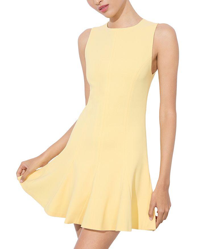 Alice+Olivia■Isa Sleeveless Seamed Flare Mini Dress■ドレス Alice + Olivia Isa Sleeveless Seamed Flare Mini Dress