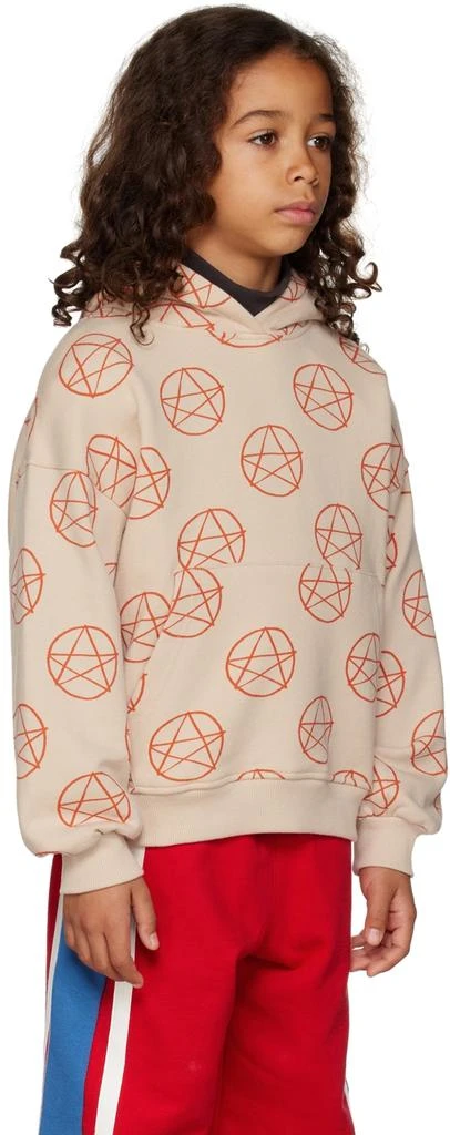 Jellymallow Kids Beige Star Hoodie 2
