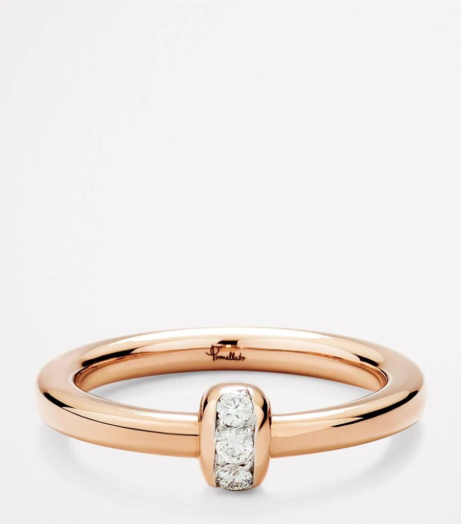 Pomellato Rose Gold and Diamond Pomellato Together Ring 3