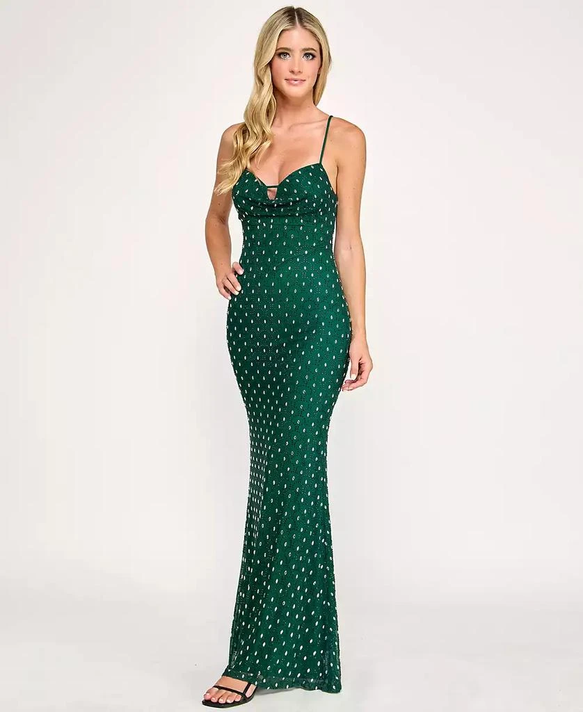 SENI & CADE Seni and Cade Juniors' Cowl Back Dress 4