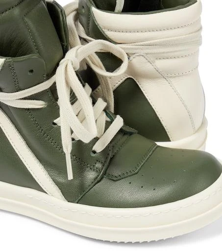 Rick Owens Geobasket leather high-top sneakers 4