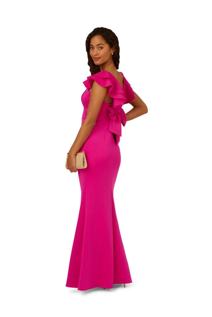Adrianna Papell Scuba mermaid gown 4