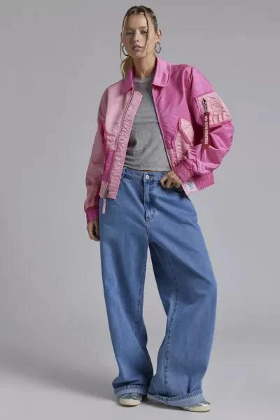 Urban Outfitters Urban Outfitters X Alpha Industries CWU 45/P Colorblock Bomber Jacket 4