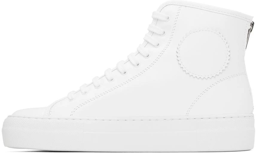 Common Projects White Tournament Super High Sneakers 3