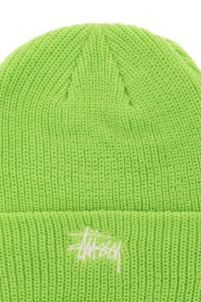 Stüssy Stüssy Logo Embroidered Turn-Up Hem Knitted Beanie 3