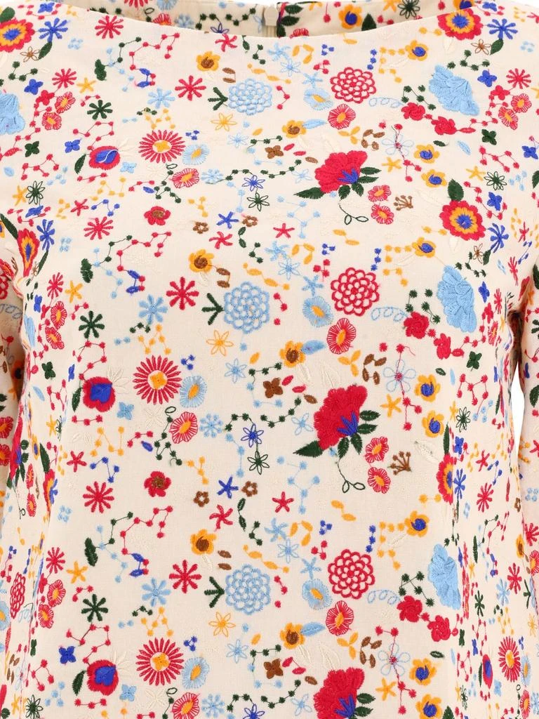 INES DE LA FRESSANGE Ines De La Fressange Floral A-Line Dress 3