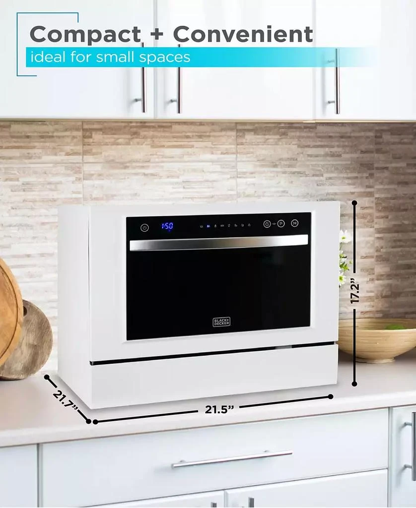 Black & Decker Countertop Dishwasher 6